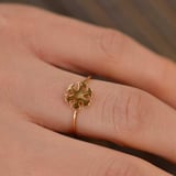 14k Altın Kar Tanesi Yüzük