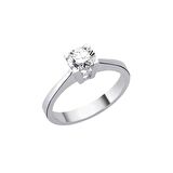 0,60Ct Pırlanta Tektaş Yüzük - 18K