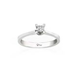 0.23ct Pırlanta Tektaş Yüzük - 14K