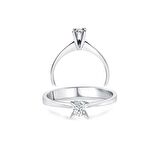 0.10ct Tektaş Pırlanta Yüzük-14K