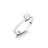 0,30Ct Pırlanta Tektaş Yüzük - 18K