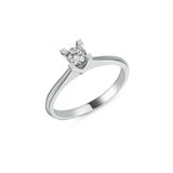 0,41Ct Pırlanta Tektaş Yüzük-14k
