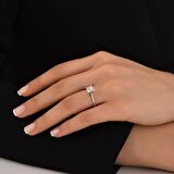 0,90Ct Pırlanta Tektaş Yüzük-18K