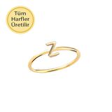 14 Ayar Altın Z Harfli Yüzük