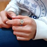 14k Altın Taşlı Elegance Yüzük