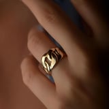 14k Sade Altın Halka Gurmet Yüzük