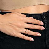 14k Altın Rhythm Markiz Taşlı Yüzük