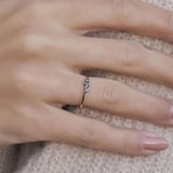 14k Altın Cabaret Snow Queen Yüzük