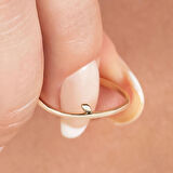 14k Altın Minimal Dal Yüzük