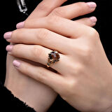 14 Ayar Altın Doğal Taşlı Yüzük