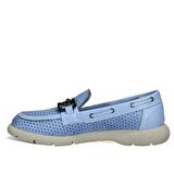 Yemeny Zincir Detaylı Mavi Casual Ayakkabı