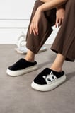 Poppy Berlin Kadın Figürü Sevimli Pijama Kedi Desen Peluşlu Hafif Kaymaz Eva Taban Kışlık Terlik