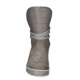 Süet Vizon İp Detaylı Kadın Yarım Çizme