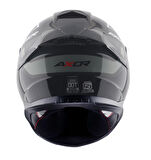 Axor Saber X Sports Motosiklet Kask Black Orange  MAT
