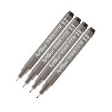 Teknik Çizim Kalemi 0.2 - 0.4 - 0.6 - 0.8 Mm Siyah 4 Lü Set Artline Drawing Teknik Çizim Kalemi