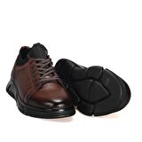 Bordolli Taba Bağcıklı Deri Erkek Ayakkabı
