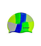 Avessa Mc-906 Gökkuşağı Silikon Havuz Bonesi Lacivert-Yeşil