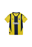 Puma 775364-01 Fenerbahçe 24/25 Çocuk Unisex İç Saha Çubuklu Forması Sarı-Lacivert