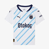 Puma 775371-02 Fenerbahçe 24/25 Çocuk Unisex Deplasman Forması Beyaz-Lacivert