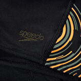 Speedo Placement Print Aquashort Erkek Çocuk Yüzücü Mayosu Siyah