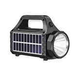 TORİMA KTS-2031 Solar El Feneri Şarjlı Fm Radyolu Kablosuz Hoparlör