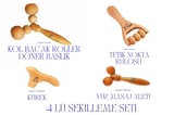 Maderoterapi 4'lü Set Yüz ve Vücut Başlangıç Set