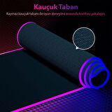 Ziyapaşateknoloji Xl Rgb Gaming Mouse Pad 14 Modlu 300X800X4MM