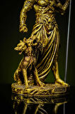 Antik Yunan Mitolojik Kahraman Ölüler Tanrısı Hades Ve Cerberus Heykel Biblo