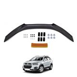 ESA Chevrolet Captiva Ön Kaput Koruyucu Rüzgarlığı ABS Plastik Piano Black 2012-2019 Yılları Arası