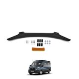 ESA Ford Transit Ön Kaput Koruyucu Rüzgarlığı ABS Plastik Piano Black 2014-2019 Yıllarına Uyumlu