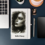 Kişiye Özel  Karakalem Tasarımlı Defter