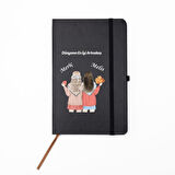 Arkadaşlara Özel İsim Yazılı Tasarımlı Defter