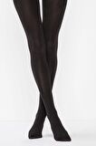 Kadın Siyah Termal Külotlu Çorap Denye