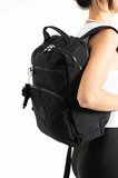 Unisex Suya Dayanıklı Krinkıl Kumaş Çok Gözlü Orta Boy Laptop Okul Ve Sırt Çantası SARGINLAR