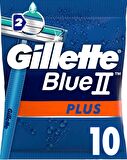 Gillette Blue2 Plus Kullan At Tıraş Bıçağı 10'lu Poşet
