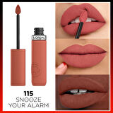 L'Oréal Paris Infaillible Matte Resistance Likit Mat Ruj - 115 Snooze Your Alarm