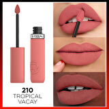 L'Oréal Paris Infaillible Matte Resistance Likit Mat Ruj - 210 Tropical Vacay