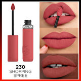 L'Oréal Paris Infaillible Matte Resistance Likit Mat Ruj - 230 Shopping Spree