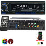 FOXX FX-X728DSP Oto Teyp 4X60 Watt Bluetooth Mobil Aplikasyon Usb Fm Aux 7 Renk Ekranlı