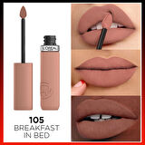 L'Oréal Paris Infaillible Matte Resistance Likit Mat Ruj - 105 Breakfast In Bed