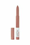 Maybelline New York Super Stay Ink Crayon Kalem Mat Ruj - Spiced Up - 105 On The Grind
