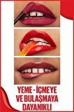 Maybelline Vinly Kalıcı Ruj-Dolgun ve Pürüzsüz Dudaklar Dolgunlaştırıcı Ruj Seti 115-006