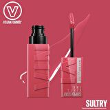 Maybelline New York Super Stay Vinyl Ink Uzun Süre Kalıcı Likit Parlak Ruj 160 Sultry