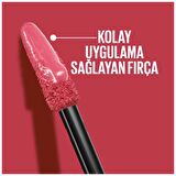 Maybelline New York Super Stay Vinyl Ink Uzun Süre Kalıcı Likit Parlak Ruj 160 Sultry