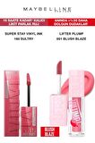 Maybelline Vinly Kalıcı Ruj-Dolgun ve Pürüzsüz Dudaklar Dolgunlaştırıcı Ruj Seti 160-001