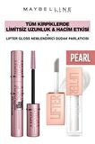 Maybelline Sky High Dev Limitsiz Kirpikler-Işıltılı Dolgun Dudaklar Makya Seti 001 Pearl