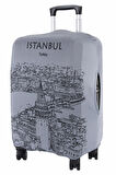 My Saraciye 80 Valiz Kılıfı, Bavul Kılıfı - Galata Karakalem 80