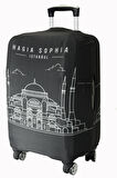 My Saraciye 119 Hagia Sophia 1 VALİZ / BAVUL Büyük, Orta, Kabin Boy Kılıf Seti - 119 Hagia Sophia 1