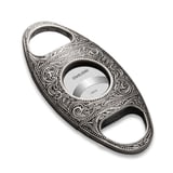 Cigarloong Siyah Damascus Metal Puro Kesici 60 Ring