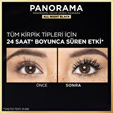 L'Oréal Paris Panorama Hacim Veren Maskara All Night Black - Siyah